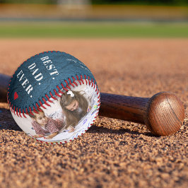 Bester Vater je Foto Collage Happy Vatertag Baseball