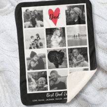 Bester Vater je Foto Collage Vatertag Geburtstag