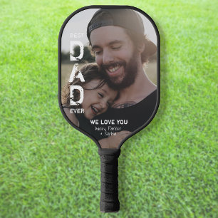 Bester Vater je Foto Cool Moderner Vatertag Pickleball Schläger