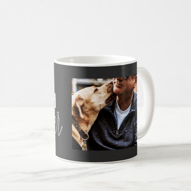 Bester Vater je Foto Tasse (VorderseiteRechts)