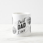 Bester Vater je Foto Tasse<br><div class="desc">Ein wenig elegant und etwas grob mit 6 Foto-Schnitt-Outs,  um Ihre niedlichen Kinder zu zeigen. Alle Fotos mit Krustentiere.</div>