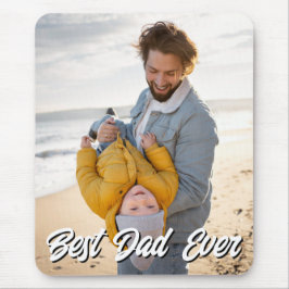 Bester Vater je Foto Vatertag Geschenk Mousepad