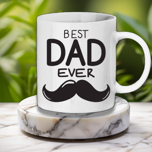 Bester Vater je! Foto zum Vatertag Kaffeetasse