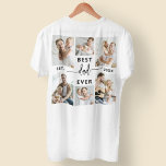 Bester Vater je - FotoCollage des Vaters T-Shirt<br><div class="desc">Zeigen Sie Ihrem Vater, wie viel er Ihnen mit dem "Besten Vater je" Foto Collage T - Shirt zum Vatertag bedeutet. Dieses einzigartige und herzliche Geschenk bietet eine individuelle Collage aus Foto, die es Ihnen ermöglicht, Ihre Lieblings-Erinnerungen und Momente, die Sie mit Ihrem Vater geteilt haben, zu markieren. Im Mittelpunkt...</div>