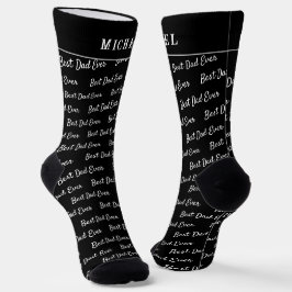 Bester Vater je | Fun Monogram Socken