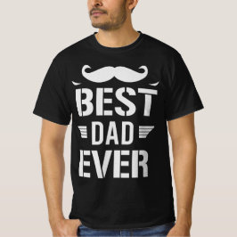 Bester Vater je, Funny Vater Mustache T-Shirt