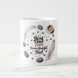 Bester Vater je - für immer dankbar, Vater Jumbo-Tasse