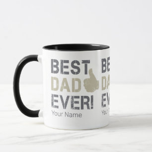 Bester Vater je für Vatertag Vintag auftauchen Tasse