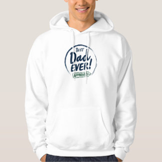 Bester Vater je, gebildetes Textdesign Hoodie