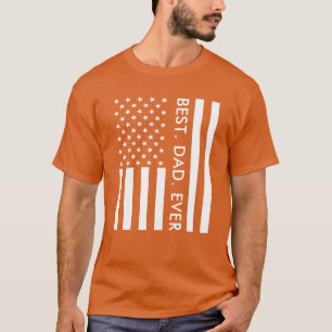 Bester Vater je Geburtstag Custom Patriotic T-Shirt