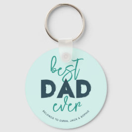 Bester Vater je gehört Kindern Namen Geschenk für  Schlüsselanhänger