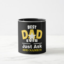 Bester Vater je gerade Gefragt ... Personalisiert Tasse