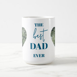 Bester Vater je Geschenk mit Herz-Fotos Kaffeetasse