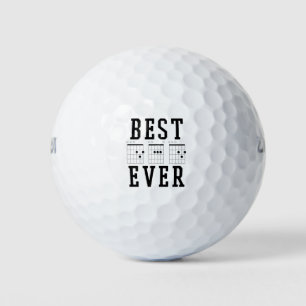 Bester Vater je Gitarrenakkorde   Geschenk des Vat Golfball