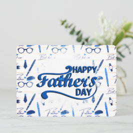 Bester Vater je, glücklicher Vatertag Einladung