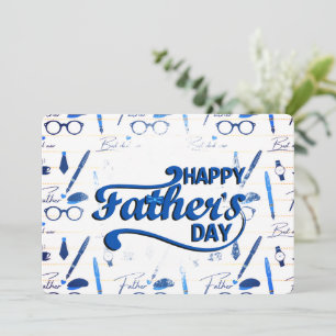 Bester Vater je, glücklicher Vatertag Einladung