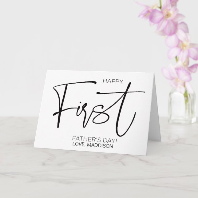 Bester Vater je glücklicher Vatertag Geburtstag Ge Karte (Orchidee)