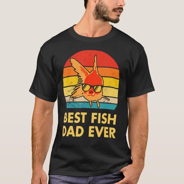 Bester Vater je Goldfish für Fischzüchter T-Shirt (Vorderseite)