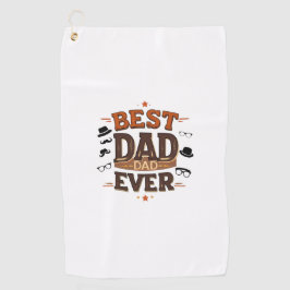 Bester Vater je Golf Handtuch - Personalisiertes G