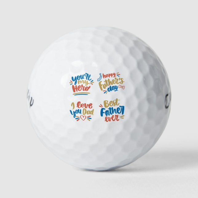 Bester Vater je Golfball (Vorderseite)