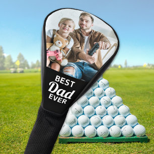 Bester VATER je - Golfer - Personalisiertes Foto Golf Headcover