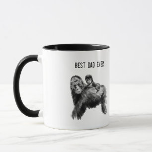 Bester Vater je Gorilla Tasse