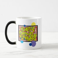 Bester Vater je Graffiti Morphing Tasse