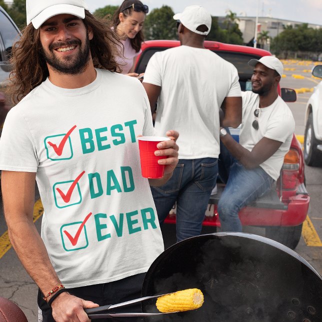 Bester Vater je großer Drucktyp, der mit einem neu T-Shirt (Von Creator hochgeladen)