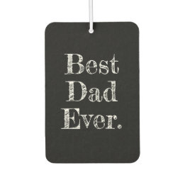Bester Vater je handgezeichnete Typografie Schwarz Autolufterfrischer