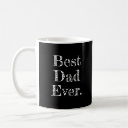 Bester Vater je handgezeichnete Typografie Schwarz Kaffeetasse