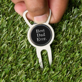 Bester Vater je handgezeichnete Typografie Schwarz Pitchgabel