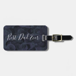 Bester Vater je Holzkohle Black Einzigartiges Vate Gepäckanhänger