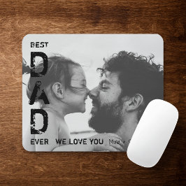Bester Vater je Individuelle Name Foto Cooler Vate Mousepad