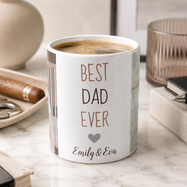 "Bester Vater je" - Individuelle Umarmung - indivi Kaffeetasse (Von Creator hochgeladen)
