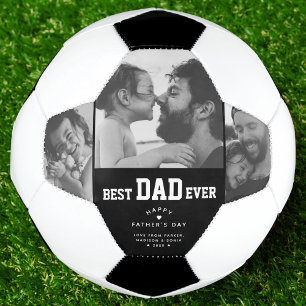 Bester Vater je individueller Fotokollaps Tag der  Fußball