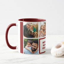 Bester Vater je - Individuelles Foto für moderne V