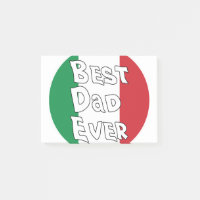 Bester Vater je Italienische Flagge