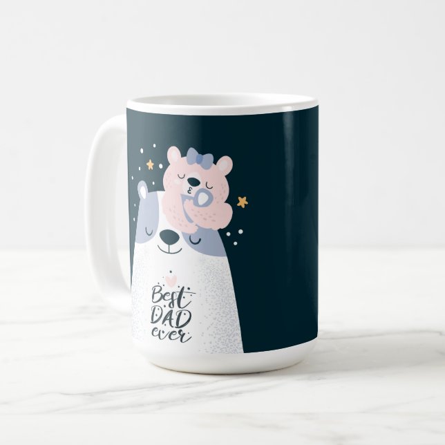 Bester Vater je Kaffeetasse (Vorderseite Links)