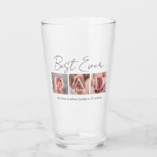 Bester Vater je Keepake Multi-Foto-Glas Glas