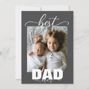 Bester VATER je Kind Foto Vatertag Einladung