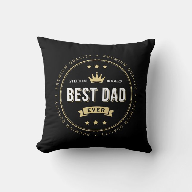 Bester Vater je Kissen (Vorderseite)