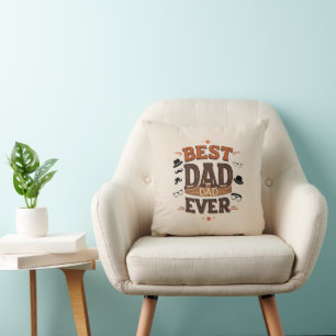 Bester Vater je Kissen - 16" Square Geschenk Idee