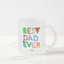 Bester Vater je Kleine Mattierte Glass-Tasse Mattglastasse