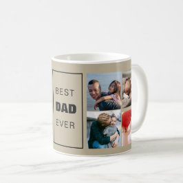 Bester Vater je kundenspezifisches Foto Personalis Kaffeetasse