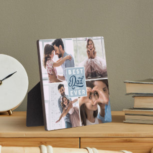 Bester Vater je kundenspezifisches Vierer-Foto-Sor Fotoplatte