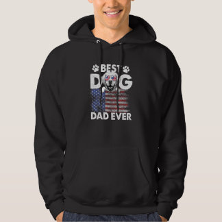 Bester Vater je Labrador Retriever American Flag Hoodie