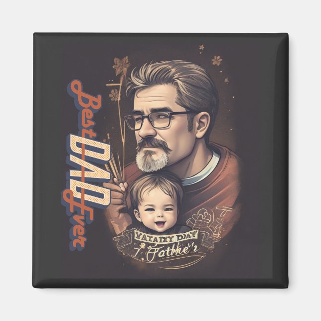 Bester Vater je Magnet (Vorne)