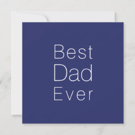 Bester Vater je Marineblau, minimalistisch modern