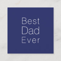 Bester Vater je Marineblau, minimalistisch modern