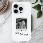 Bester Vater je Minimalistisches Foto Case-Mate iPhone Hülle<br><div class="desc">Feiern Sie den besten Papa aller Zeiten mit unserem minimalistischen Foto iPhone 15 Pro Gehäuse! Dieses elegante und moderne Gehäuse überzeugt durch die herzliche Botschaft "Best Vater Ever" und einen individuell gestaltbaren Raum für Ihr LieblingsFoto. Es ist ein personalisiertes Geschenk, das sowohl stilvoll als auch schützend ist. Dieses hochwertige Gehäuse...</div>